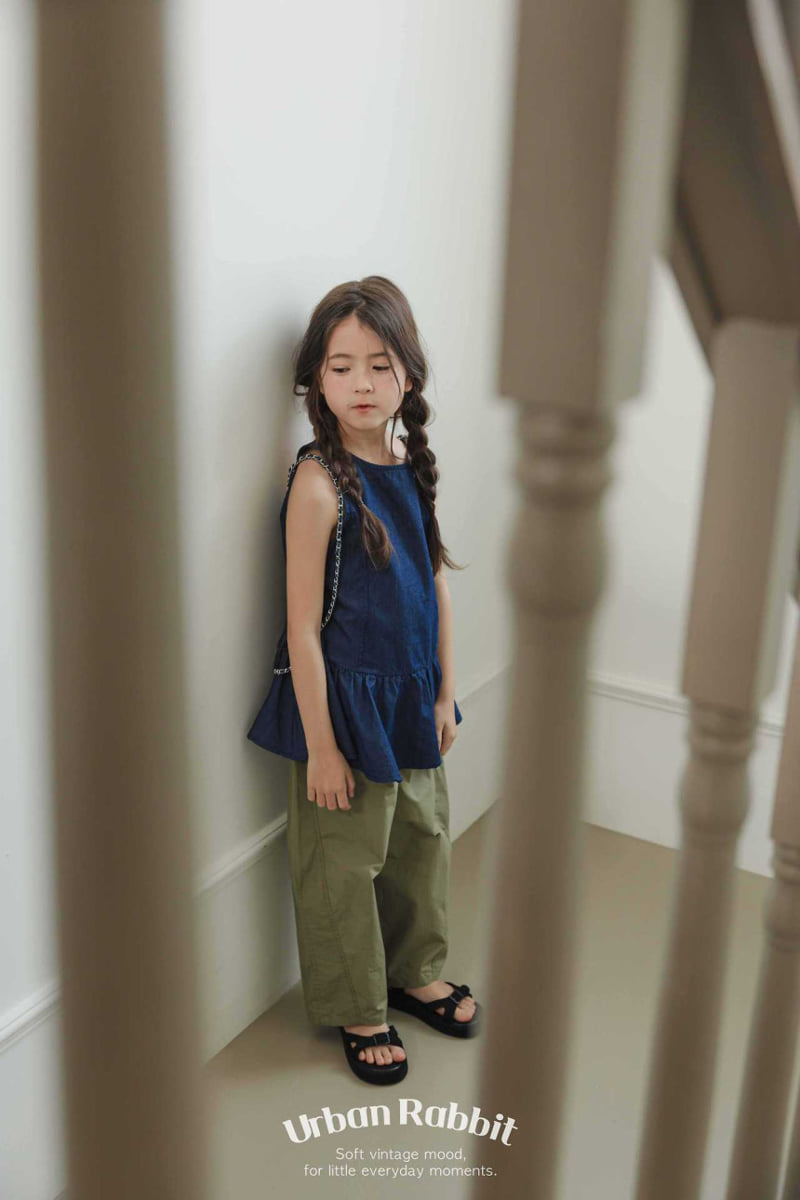 Urban Rabbit - Korean Children Fashion - #designkidswear - Rustling Barrel Pants - 4