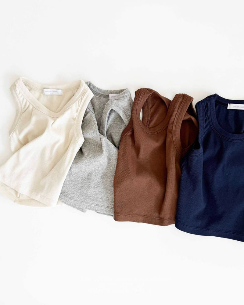 Urban Rabbit - Korean Children Fashion - #discoveringself - Basic Sleeveless Top - 9