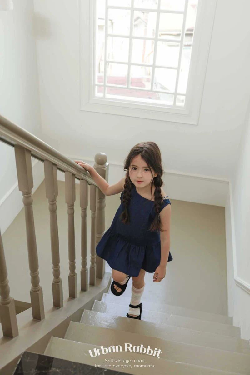 Urban Rabbit - Korean Children Fashion - #discoveringself - Low Denim Mini One-piece - 7