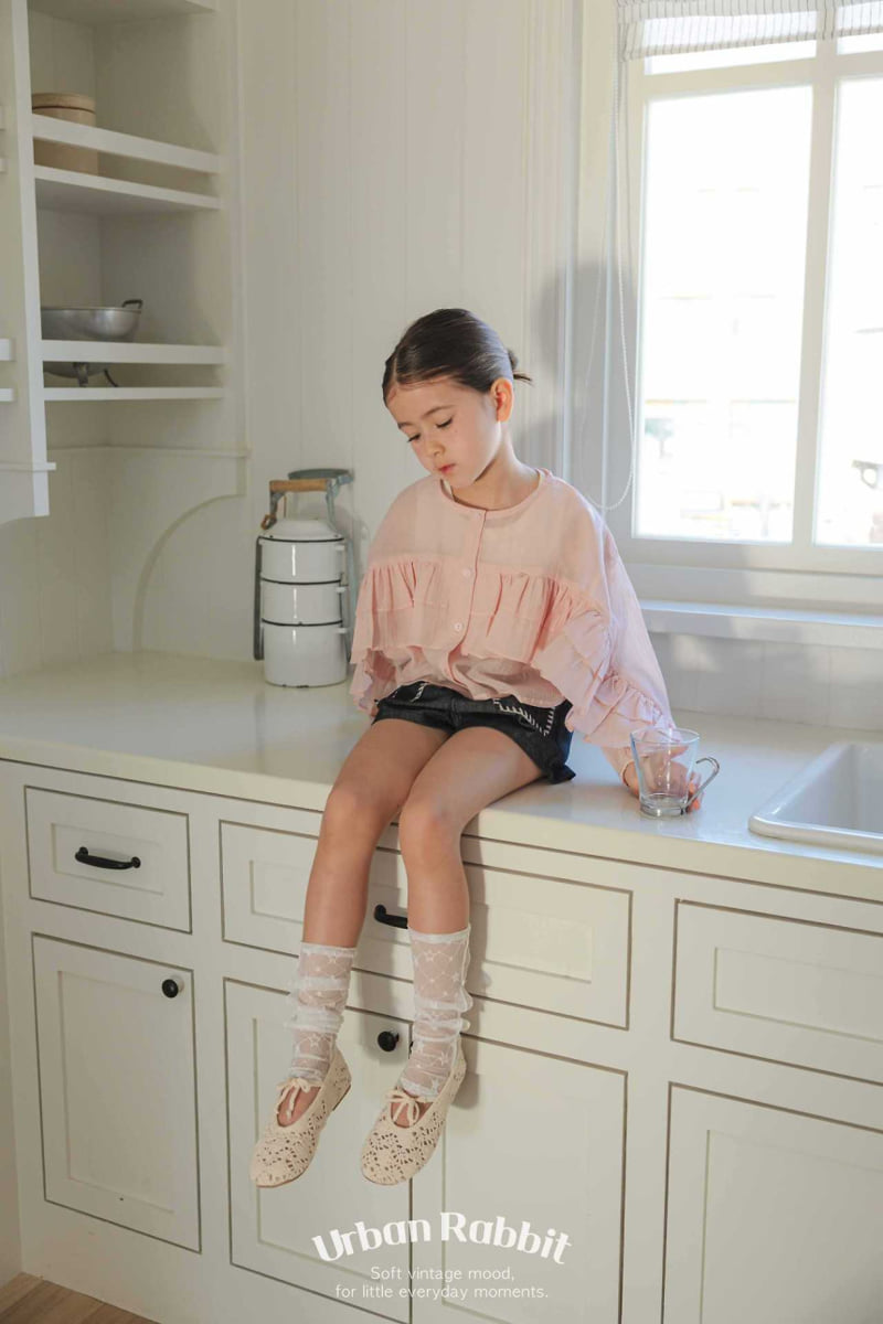 Urban Rabbit - Korean Children Fashion - #discoveringself - Ruffle Crop Shirt - 3