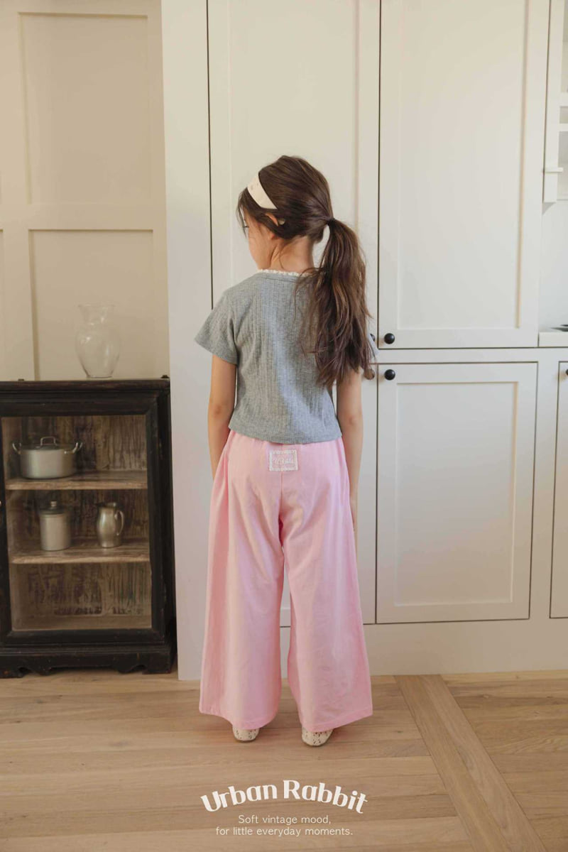Urban Rabbit - Korean Children Fashion - #fashionkids - Sagging Wide Pants - 7