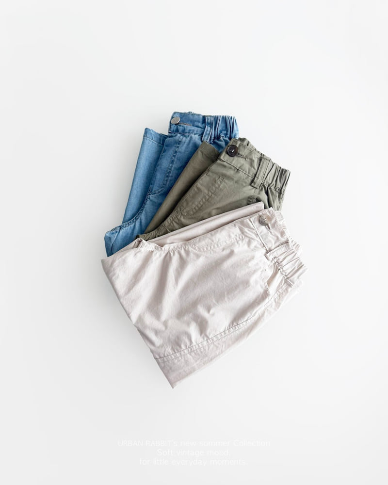 Urban Rabbit - Korean Children Fashion - #discoveringself - Denim Barrel Pants - 4