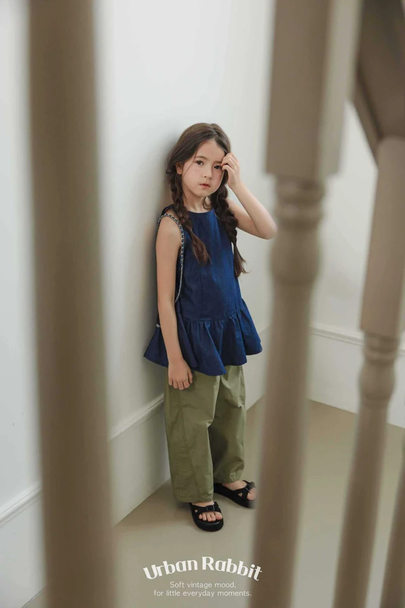Urban Rabbit - Korean Children Fashion - #fashionkids - Low Denim Mini One-piece - 8