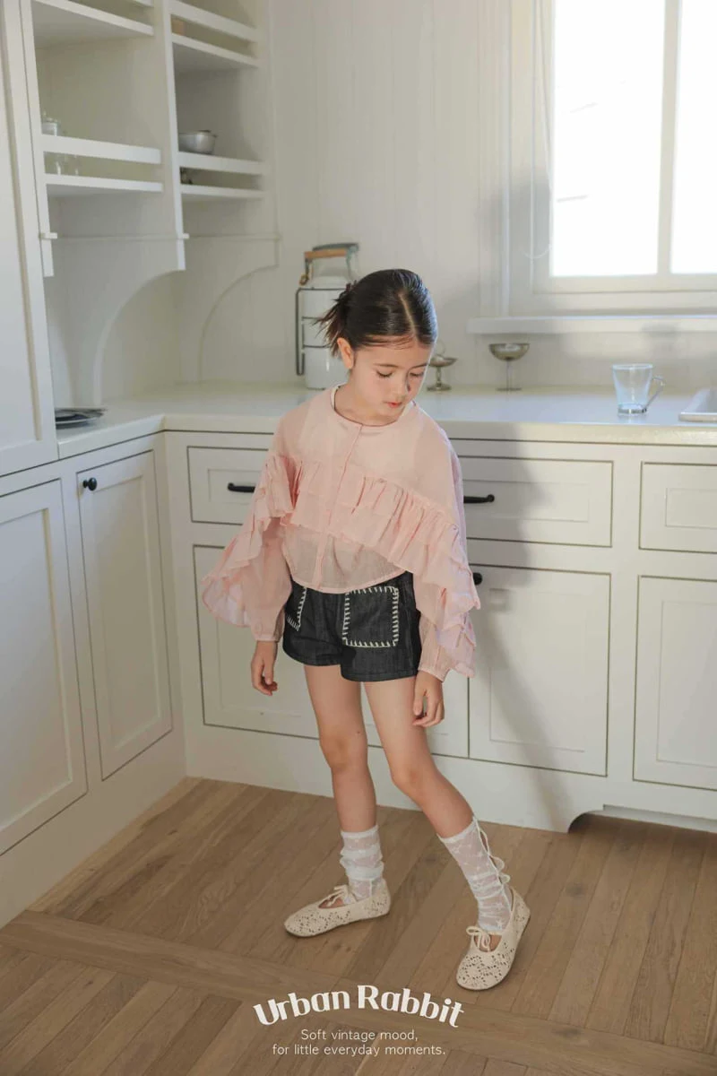 Urban Rabbit - Korean Children Fashion - #discoveringself - Ruffle Crop Shirt - 4