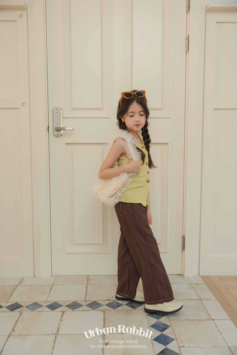 Urban Rabbit - Korean Children Fashion - #kidsshorts - Rayon Wrinkle Pants - 7