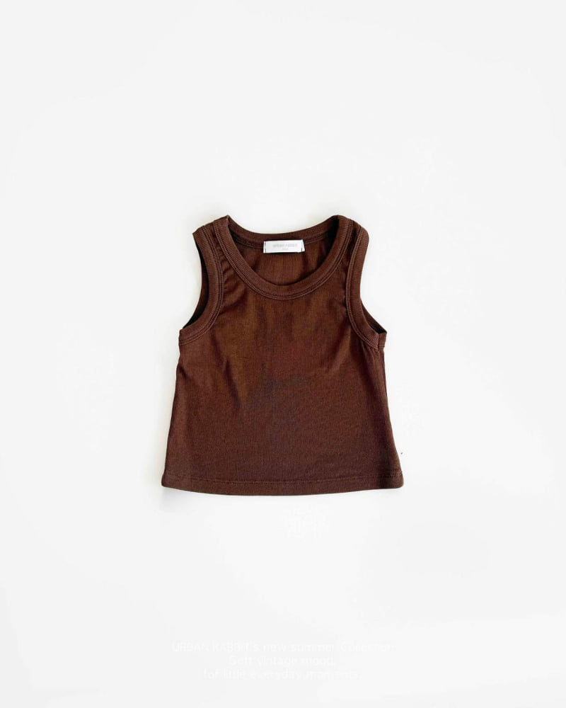 Urban Rabbit - Korean Children Fashion - #kidsshorts - Basic Sleeveless Top - 11