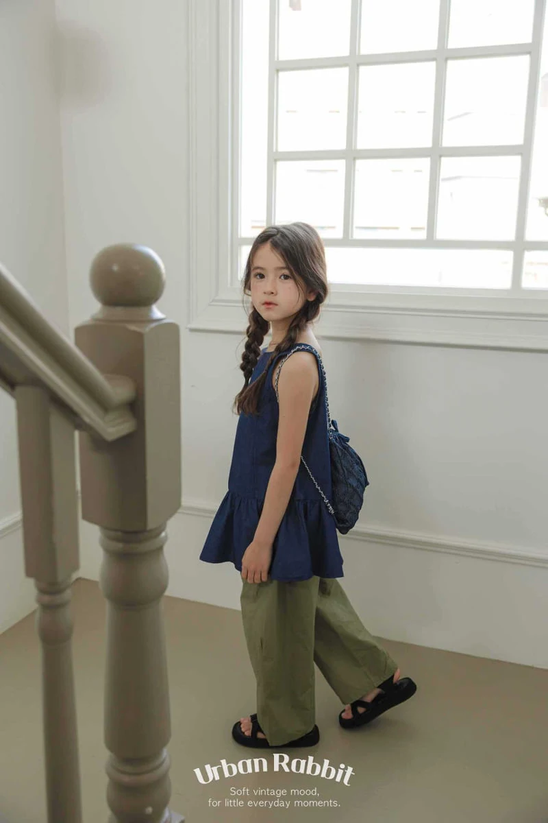 Urban Rabbit - Korean Children Fashion - #kidsshorts - Low Denim Mini One-piece - 9
