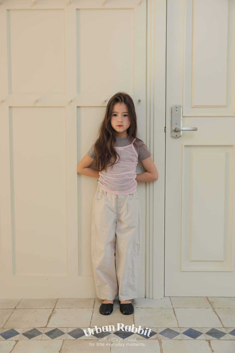 Urban Rabbit - Korean Children Fashion - #kidsstore - Rustling Barrel Pants - 7