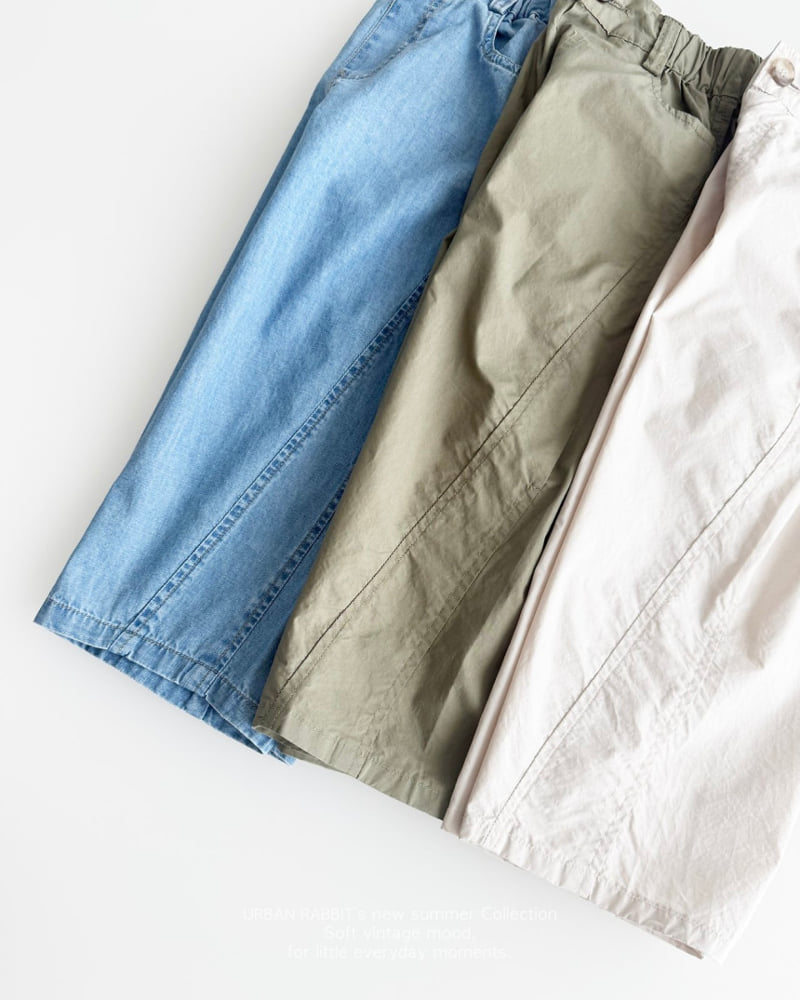 Urban Rabbit - Korean Children Fashion - #kidsstore - Denim Barrel Pants - 6
