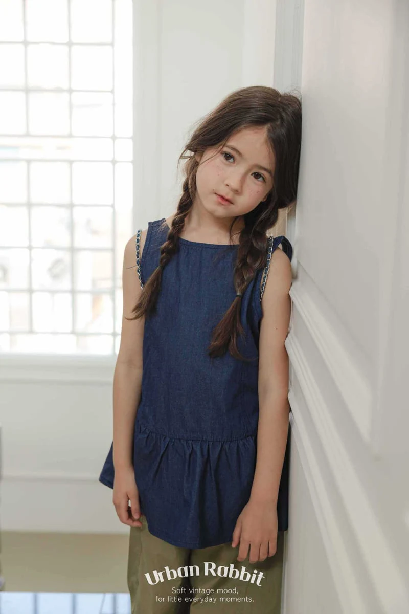 Urban Rabbit - Korean Children Fashion - #kidsstore - Low Denim Mini One-piece - 10