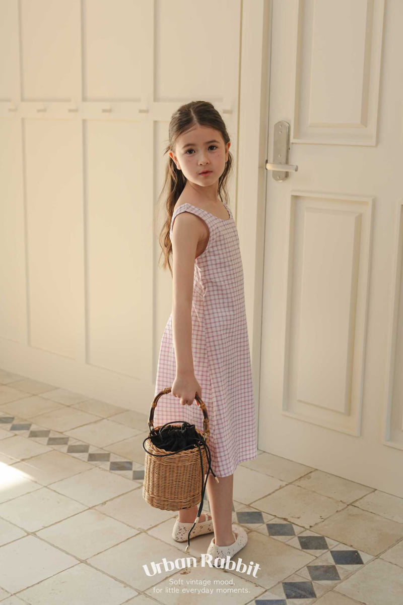 Urban Rabbit - Korean Children Fashion - #kidsstore - Reverse Check One-piece - 9