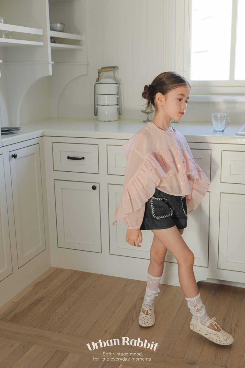 Urban Rabbit - Korean Children Fashion - #kidsstore - Ruffle Crop Shirt - 6