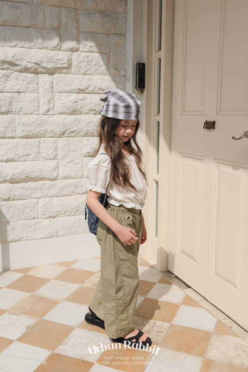 Urban Rabbit - Korean Children Fashion - #kidzfashiontrend - Puff Crop Blouse - 9