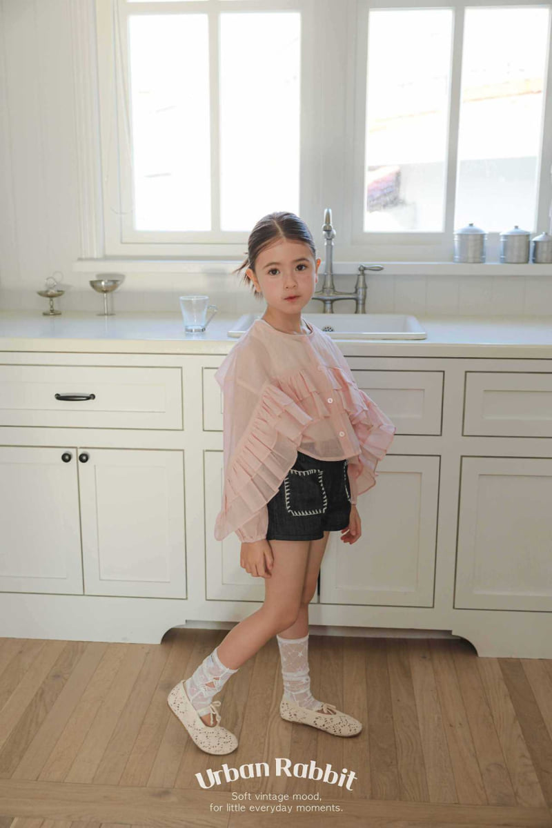 Urban Rabbit - Korean Children Fashion - #kidzfashiontrend - Ruffle Crop Shirt - 7