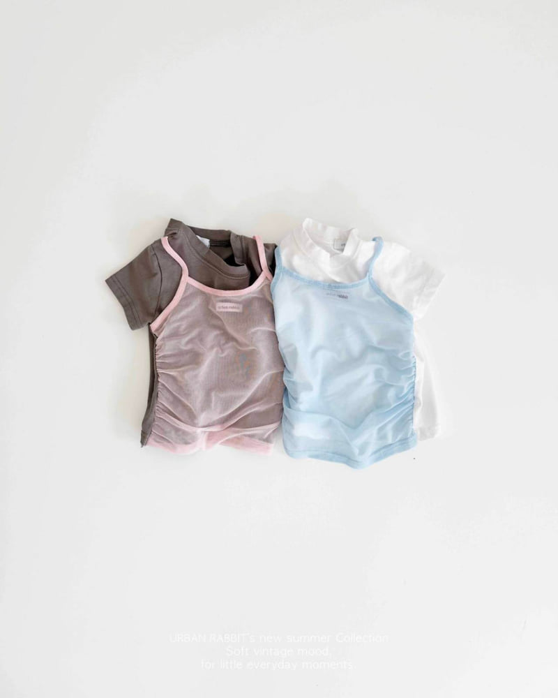 Urban Rabbit - Korean Children Fashion - #littlefashionista - Mesh Layered Tee