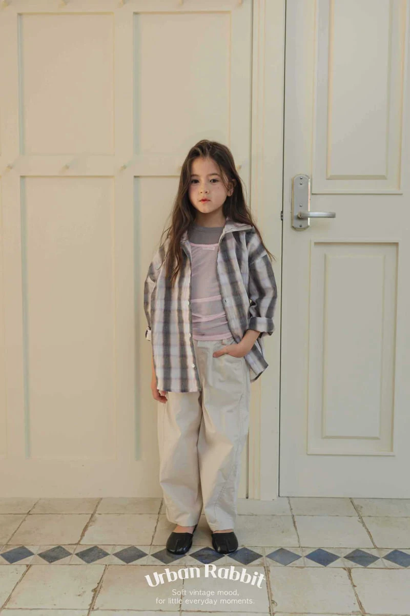 Urban Rabbit - Korean Children Fashion - #littlefashionista - Check Hood Shacket - 8