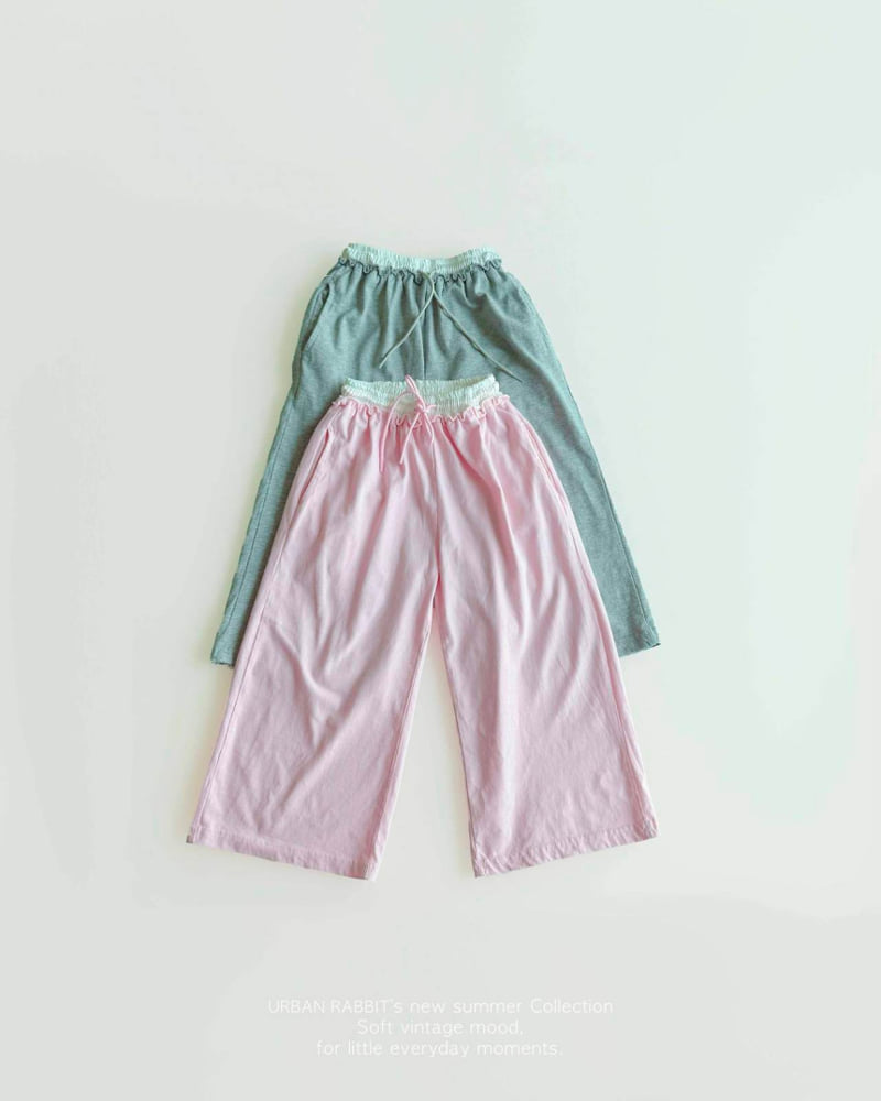 Urban Rabbit - Korean Children Fashion - #prettylittlegirls - Sagging Wide Pants