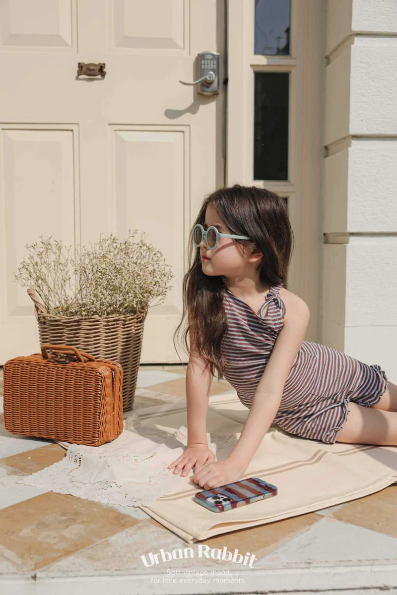 Urban Rabbit - Korean Children Fashion - #prettylittlegirls - Peanut Stripe Set - 3