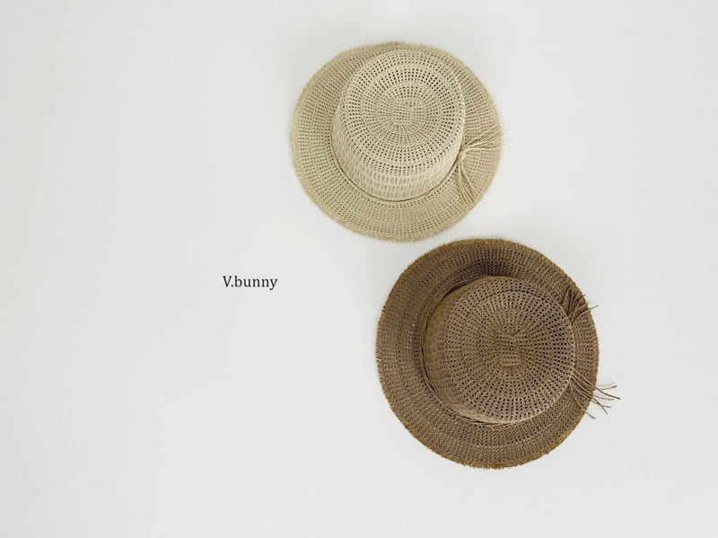 V Bunny - Korean Children Fashion - #kidzfashiontrend - Raffia Hat - 4