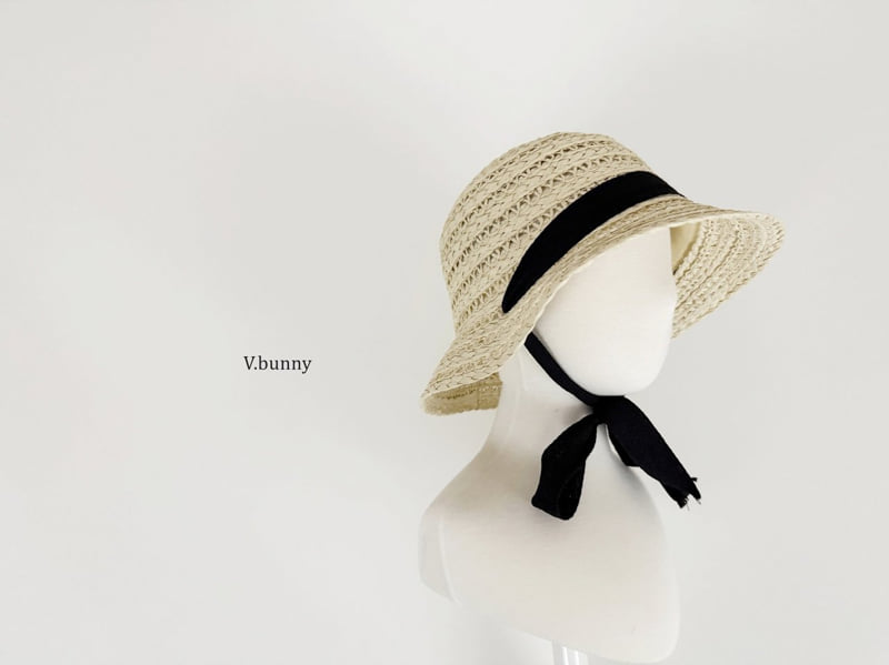 V Bunny - Korean Children Fashion - #childofig - Black Ribbon Hat - 10