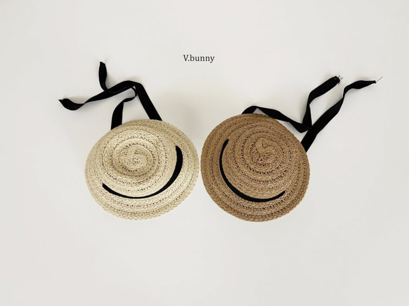V Bunny - Korean Children Fashion - #fashionkids - Black Ribbon Hat