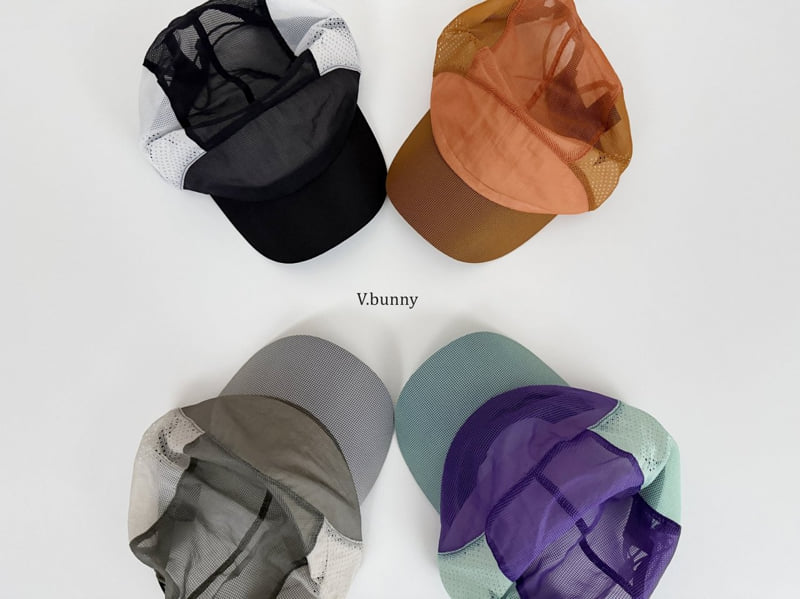 V Bunny - Korean Children Fashion - #kidsshorts - Color Block Mesh Cap - 5