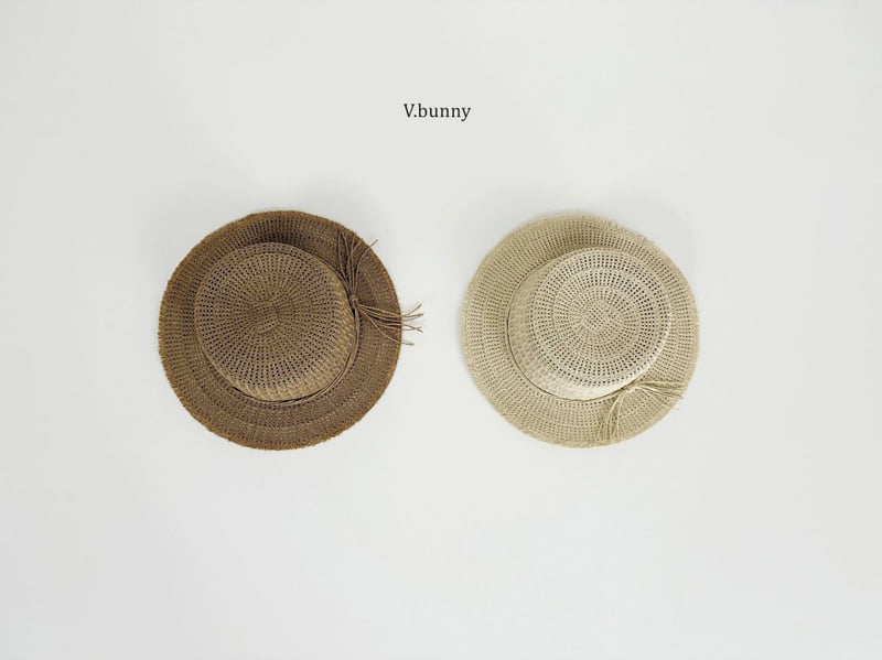 V Bunny - Korean Children Fashion - #kidsshorts - Raffia Hat
