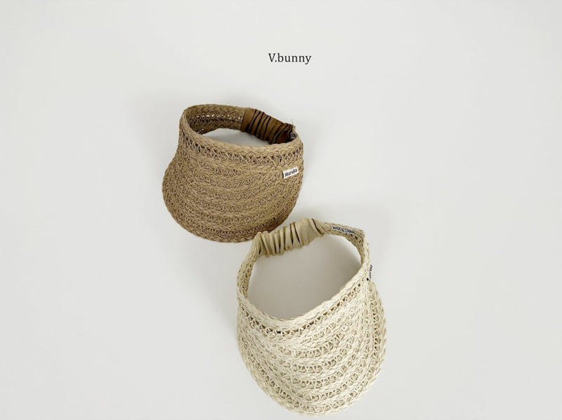 V Bunny - Korean Children Fashion - #kidsshorts - Rattan Sun Cap - 4