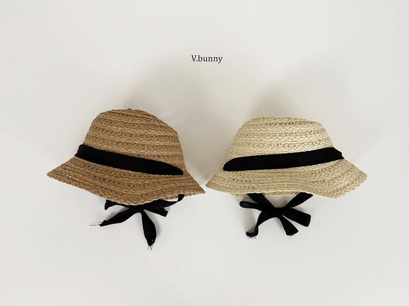 V Bunny - Korean Children Fashion - #kidsstore - Black Ribbon Hat - 3