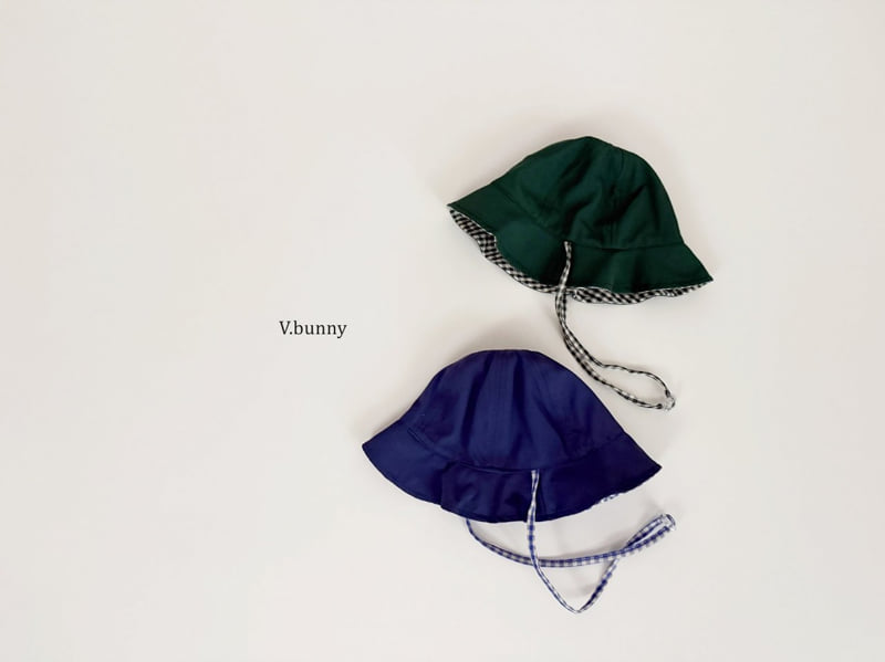 V Bunny - Korean Children Fashion - #kidzfashiontrend - Reversible Check Bucket Hat - 10
