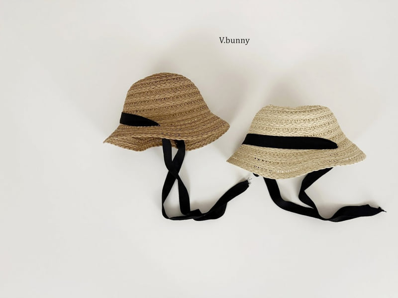 V Bunny - Korean Children Fashion - #kidsstore - Black Ribbon Hat - 4