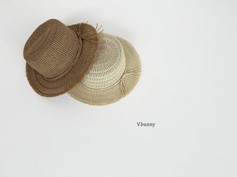 V Bunny - Korean Children Fashion - #kidzfashiontrend - Raffia Hat - 3