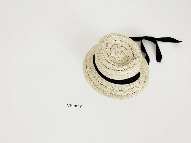 V Bunny - Korean Children Fashion - #magicofchildhood - Black Ribbon Hat - 7