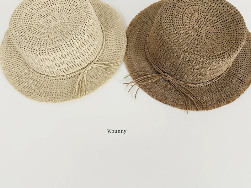 V Bunny - Korean Children Fashion - #magicofchildhood - Raffia Hat - 6