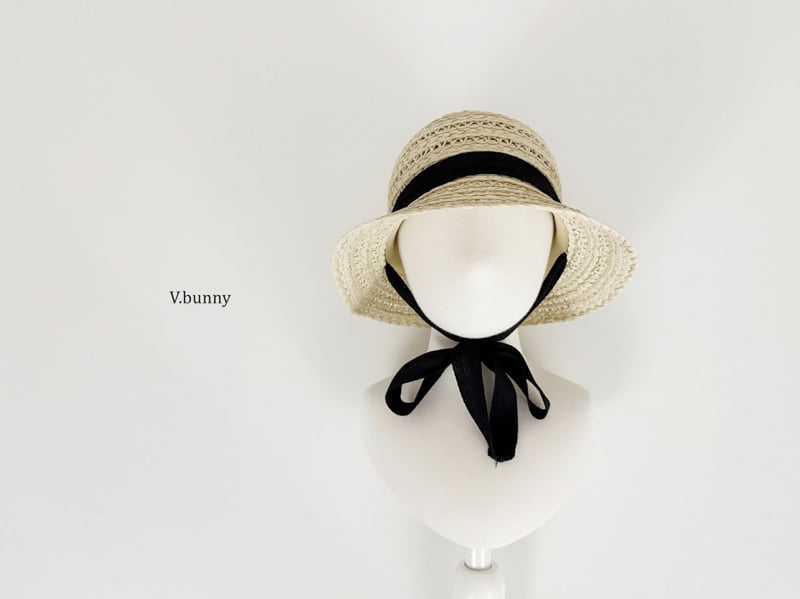 V Bunny - Korean Children Fashion - #prettylittlegirls - Black Ribbon Hat - 9