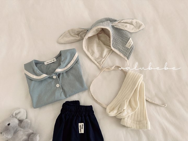 Valu Bebe - Korean Baby Fashion - #babyboutique - Rabbit Color Block Bonnet Hat - 11