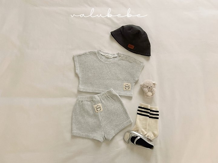 Valu Bebe - Korean Baby Fashion - #babyboutique - Crople Waffle Pants - 3