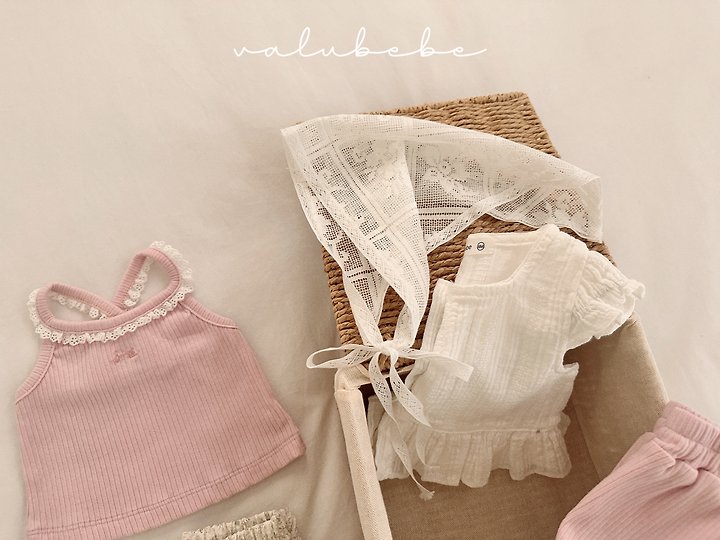 Valu Bebe - Korean Baby Fashion - #babyboutique - Cucumber Lace Top - 10