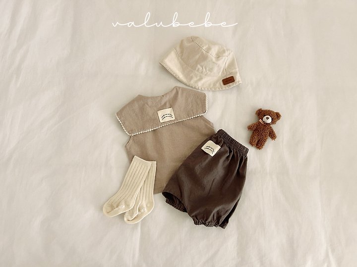 Valu Bebe - Korean Baby Fashion - #babyboutiqueclothing - Big Collar Blouse - 7
