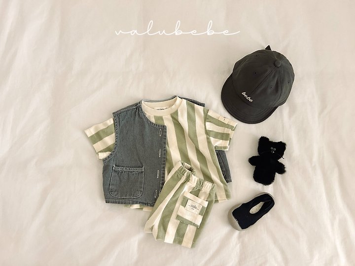 Valu Bebe - Korean Baby Fashion - #babyboutiqueclothing - Vertical Terry Pants - 11