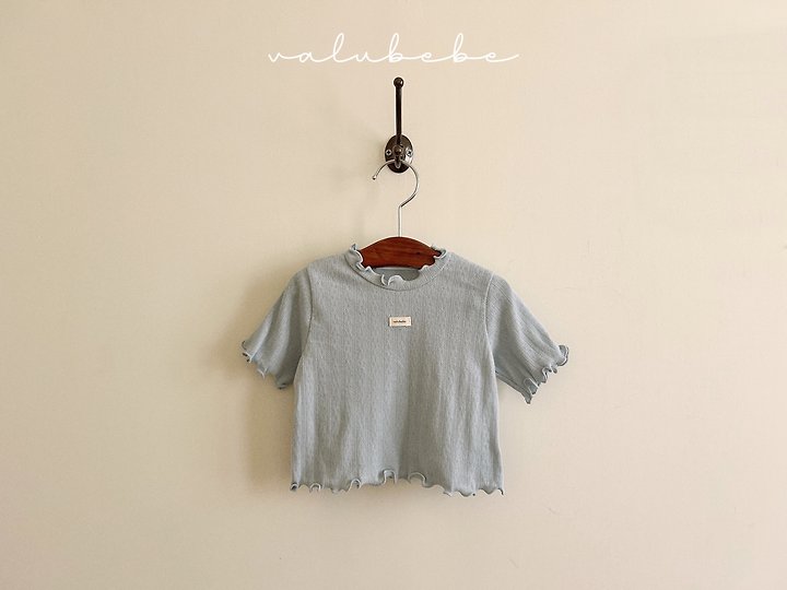 Valu Bebe - Korean Baby Fashion - #babyboutiqueclothing - Eyelet Frill Tee - 8