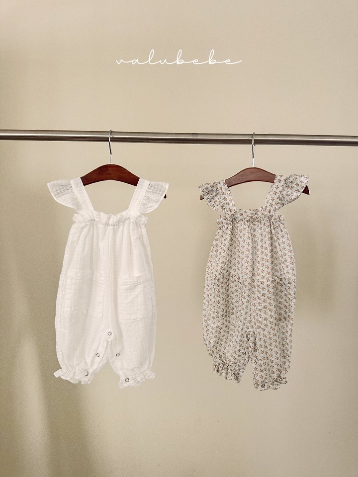 Valu Bebe - Korean Baby Fashion - #babyboutiqueclothing - Frill Wing Suspender Suit