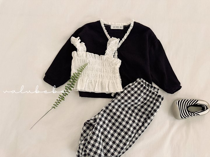 Valu Bebe - Korean Baby Fashion - #babyboutiqueclothing - Embossed Lace Cardigan - 8