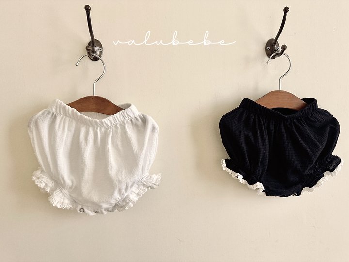 Valu Bebe - Korean Baby Fashion - #babyboutiqueclothing - Embossed Lace Bloomer - 7