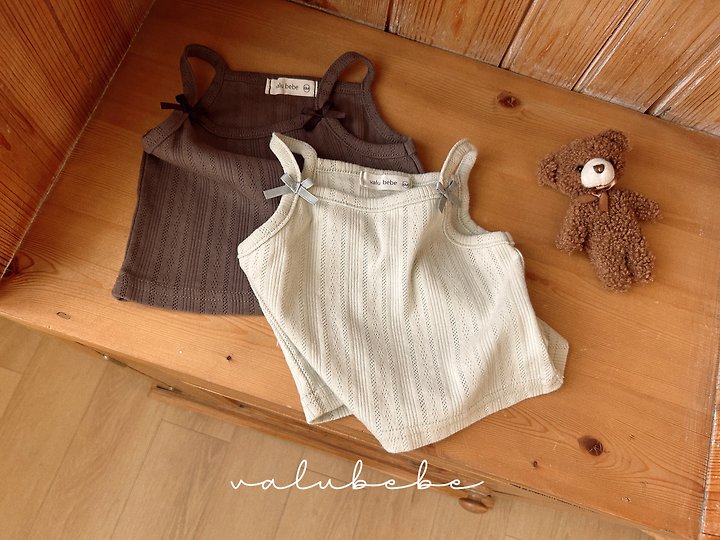Valu Bebe - Korean Baby Fashion - #babyboutiqueclothing - Lumi Ribbon Top - 12