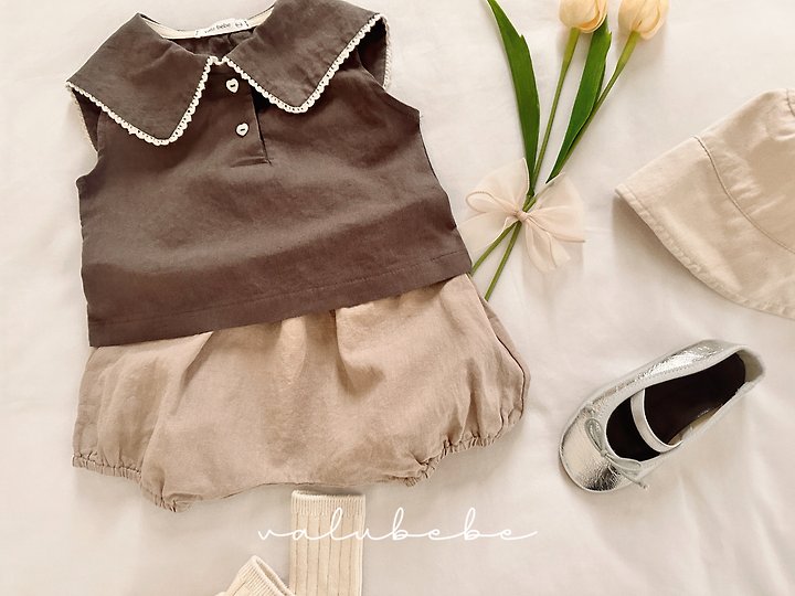 Valu Bebe - Korean Baby Fashion - #babyclothing - Big Collar Blouse - 8