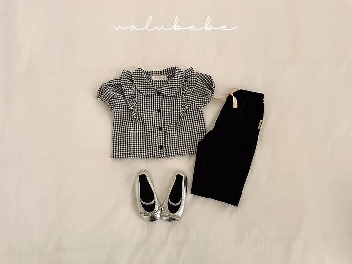 Valu Bebe - Korean Baby Fashion - #babyclothing - Bandi Check Blouse - 3