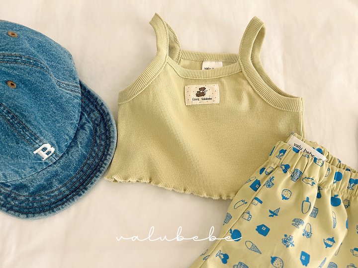Valu Bebe - Korean Baby Fashion - #babyclothing - Bold Crop Top - 12