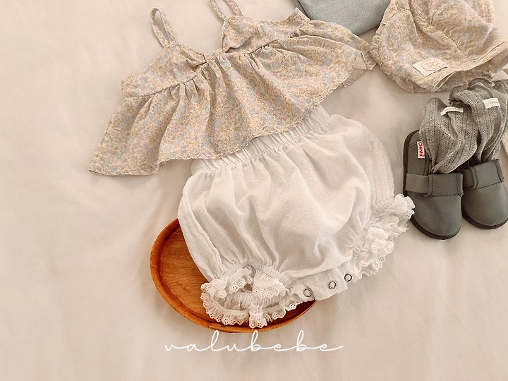 Valu Bebe - Korean Baby Fashion - #babyclothing - Embossed Lace Bloomer - 8