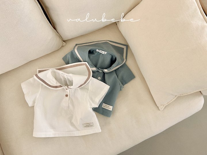 Valu Bebe - Korean Baby Fashion - #babyclothing - Sailor Button Blouse